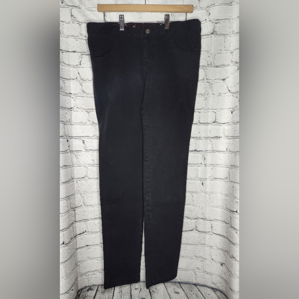 Emily The Strange‎ Black Skinny Jeans Size 13 Goth Punk Vintage